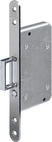 BKS Schiebetür-Einsteckschl.0393 STA silber rd 20/55mm m.Springg.u.Auslösek - 3930017