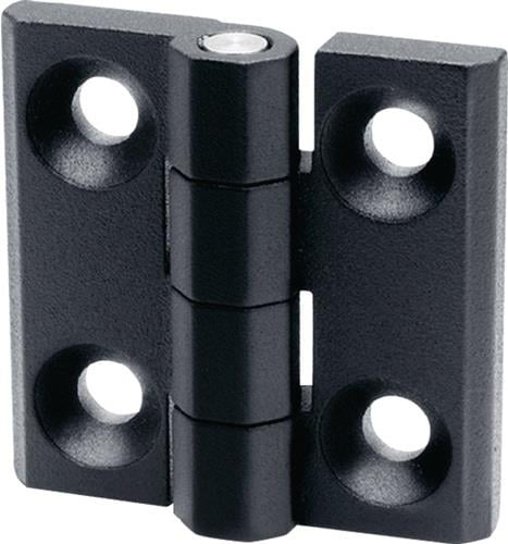 Ganter Norm Scharnier GN 237 Höhe 40 mm Breite 40 mm - 237-ZD-40-40-A-SW