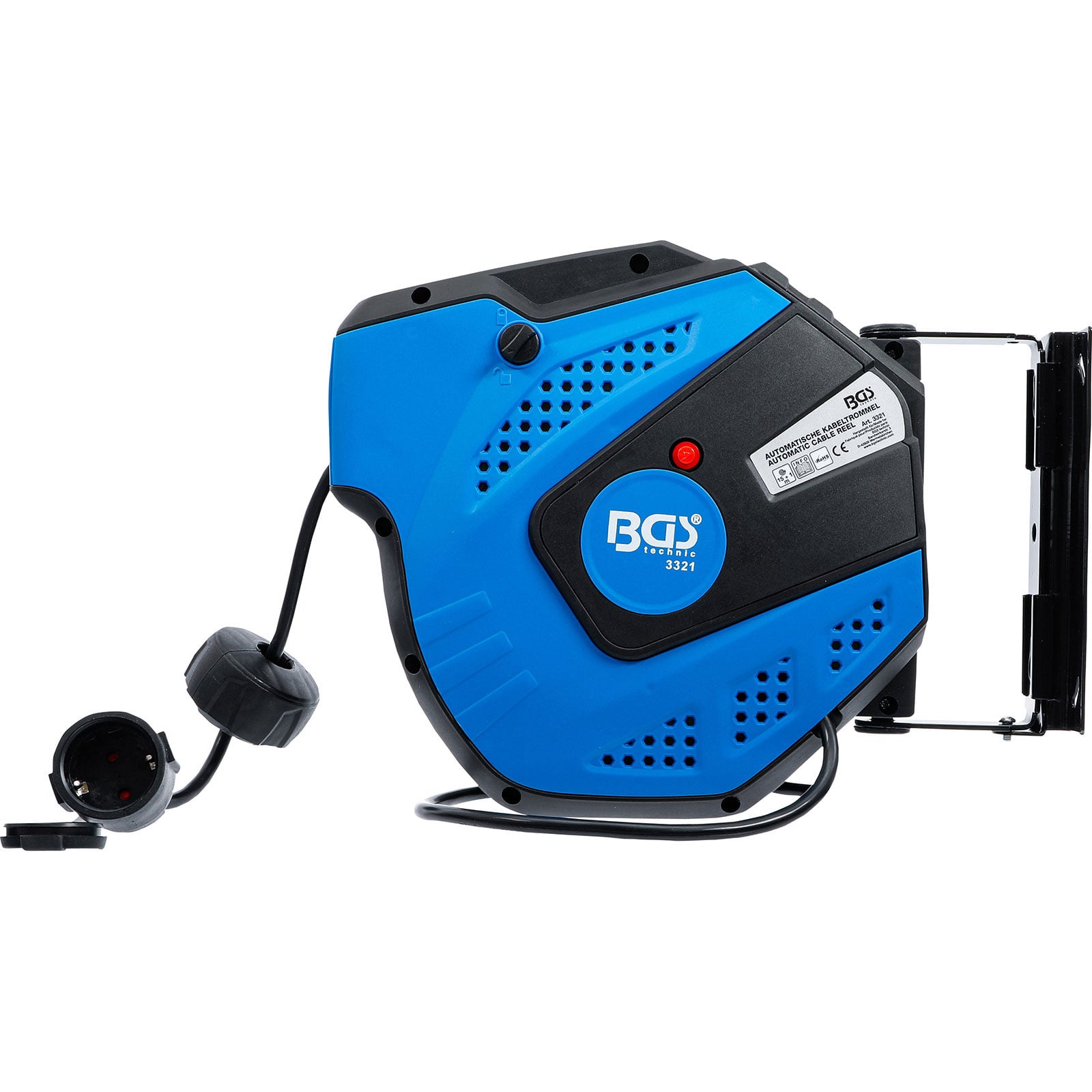 BGS Automatische Kabeltrommel 15 m - 3321