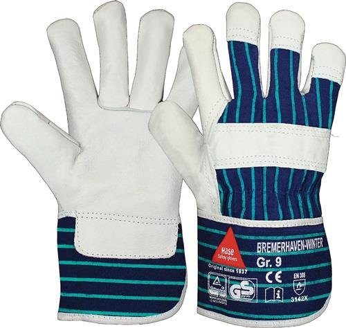 Hase Winterhandschuhe Bremerhaven blau Gr. 10 - 292100-10