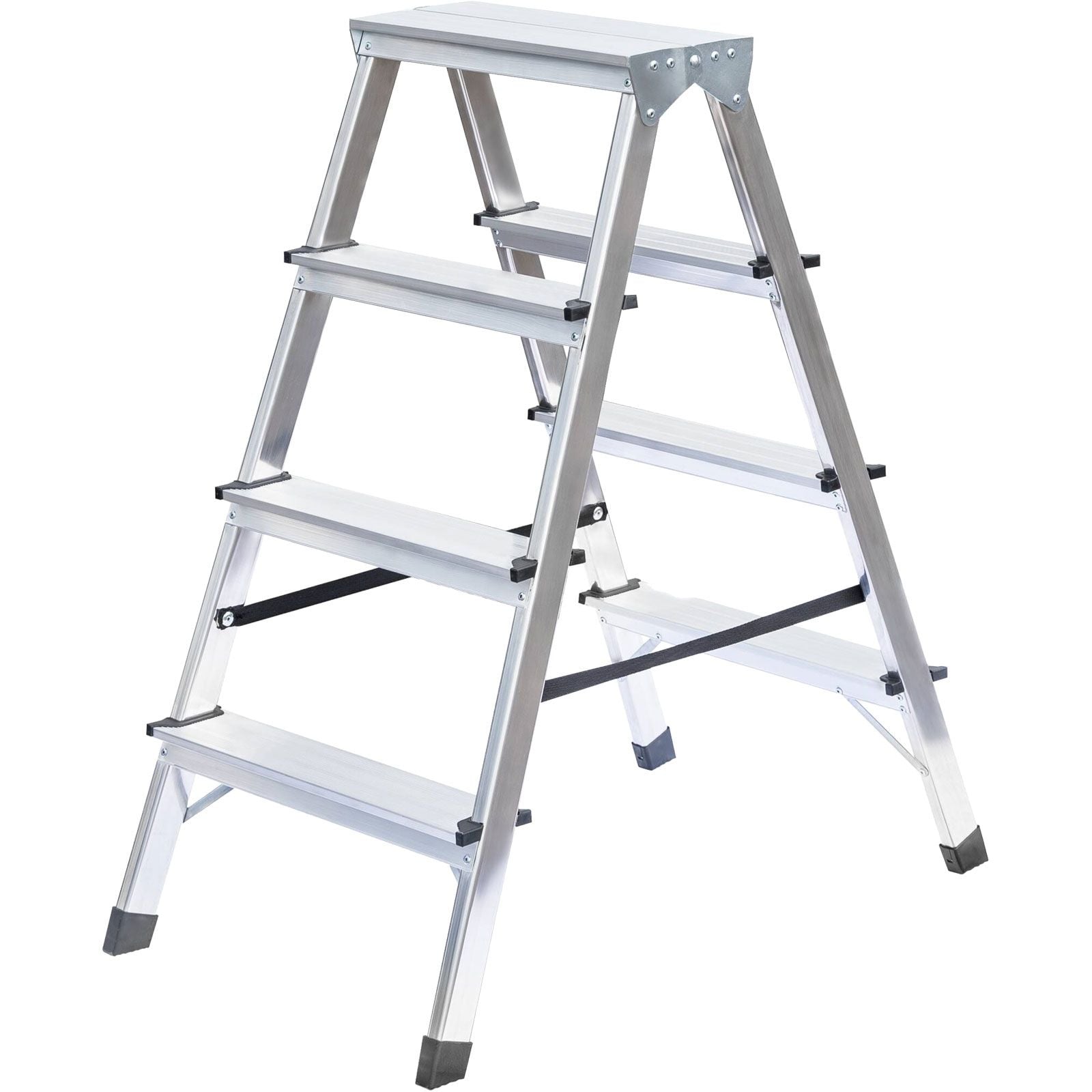 Günzburger Steigtechnik Haushaltsleiter beidseitig begehbar 2x5 Stufen - 011165