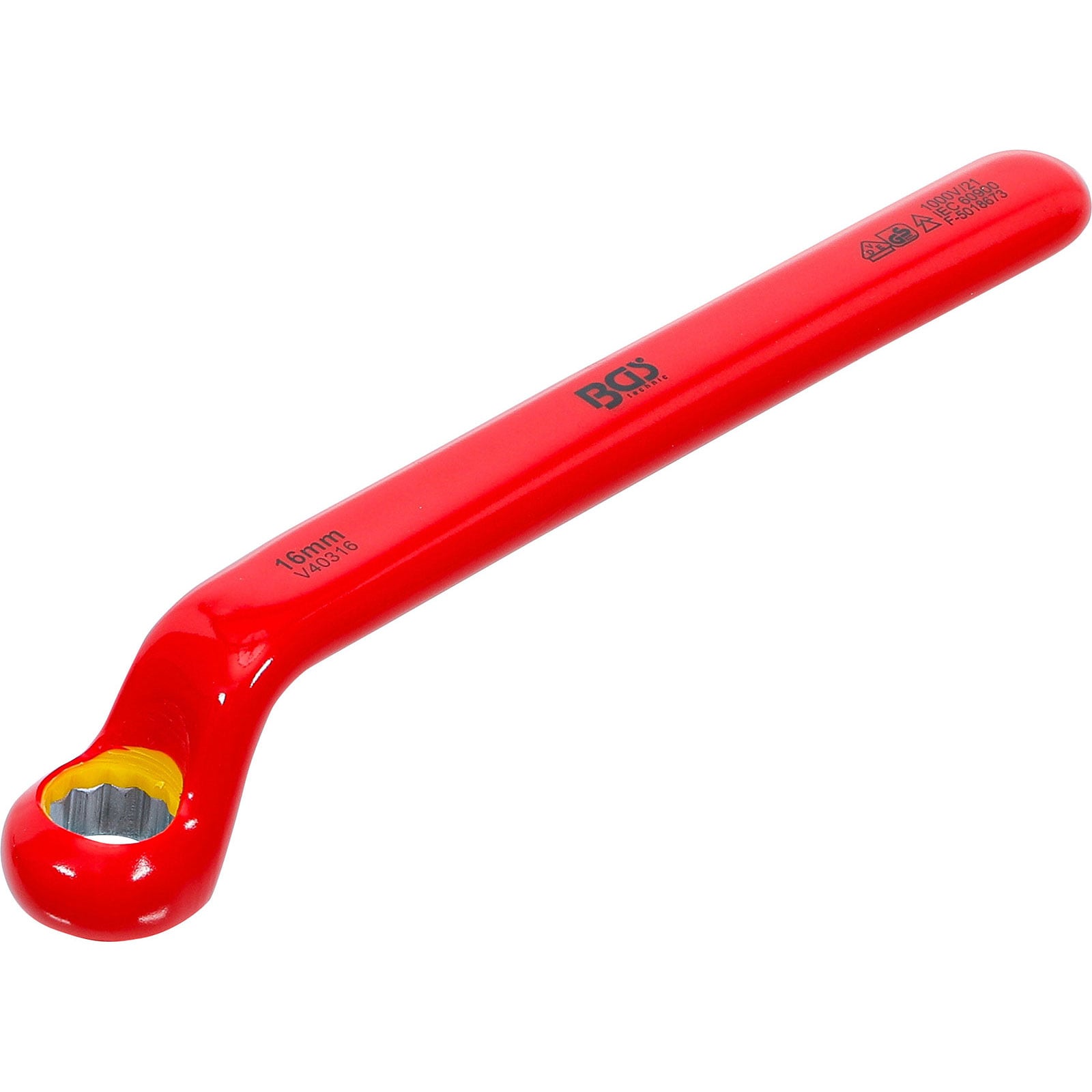 BGS VDE-Einringschlüssel tief gekröpft SW 16 mm - 72016