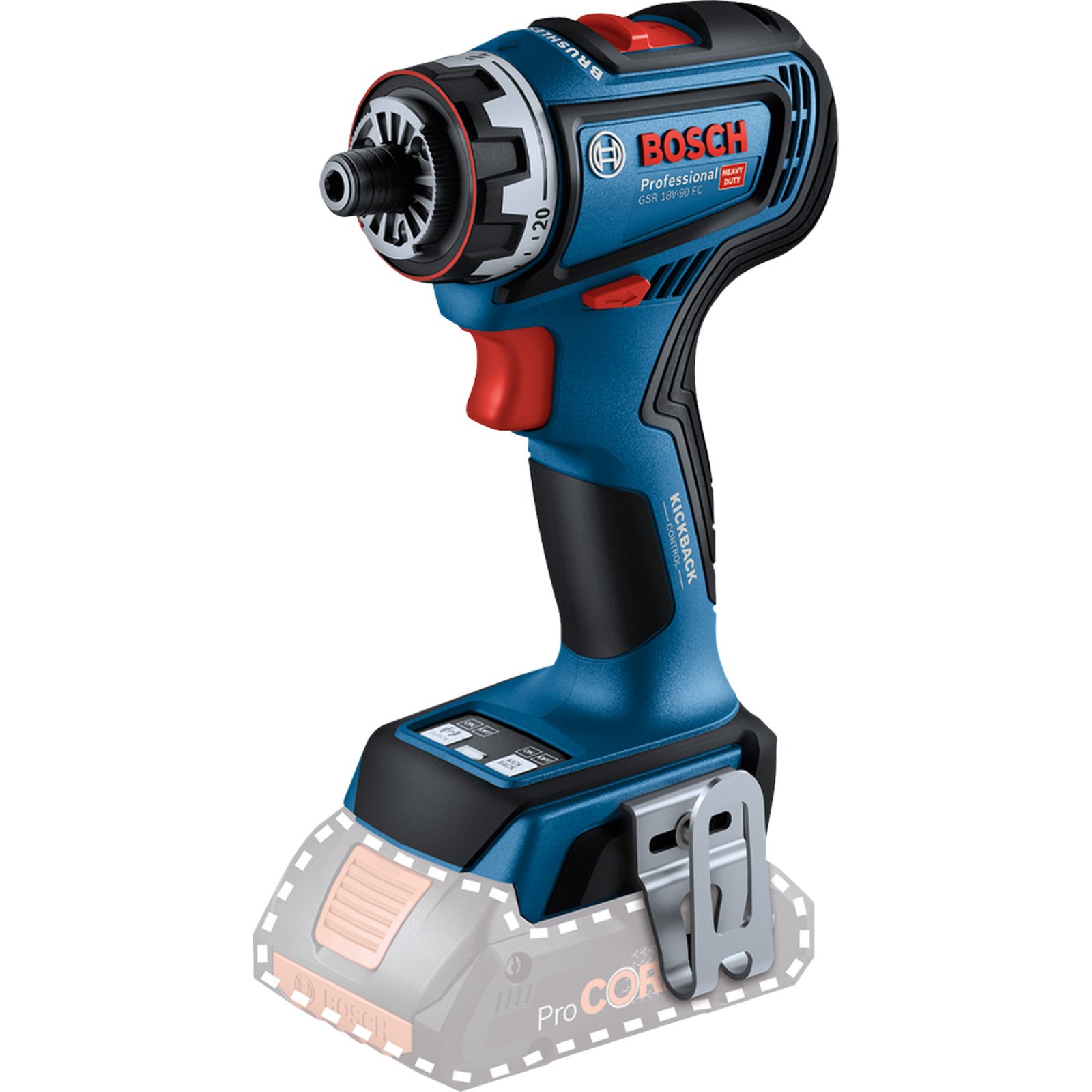 Bosch Akku-Bohrmaschine GSR 18V-90 FC Solo - 06019K6202 Bosch Akku-Bohrmaschine GSR 18V-90 FC Solo - 06019K6202
