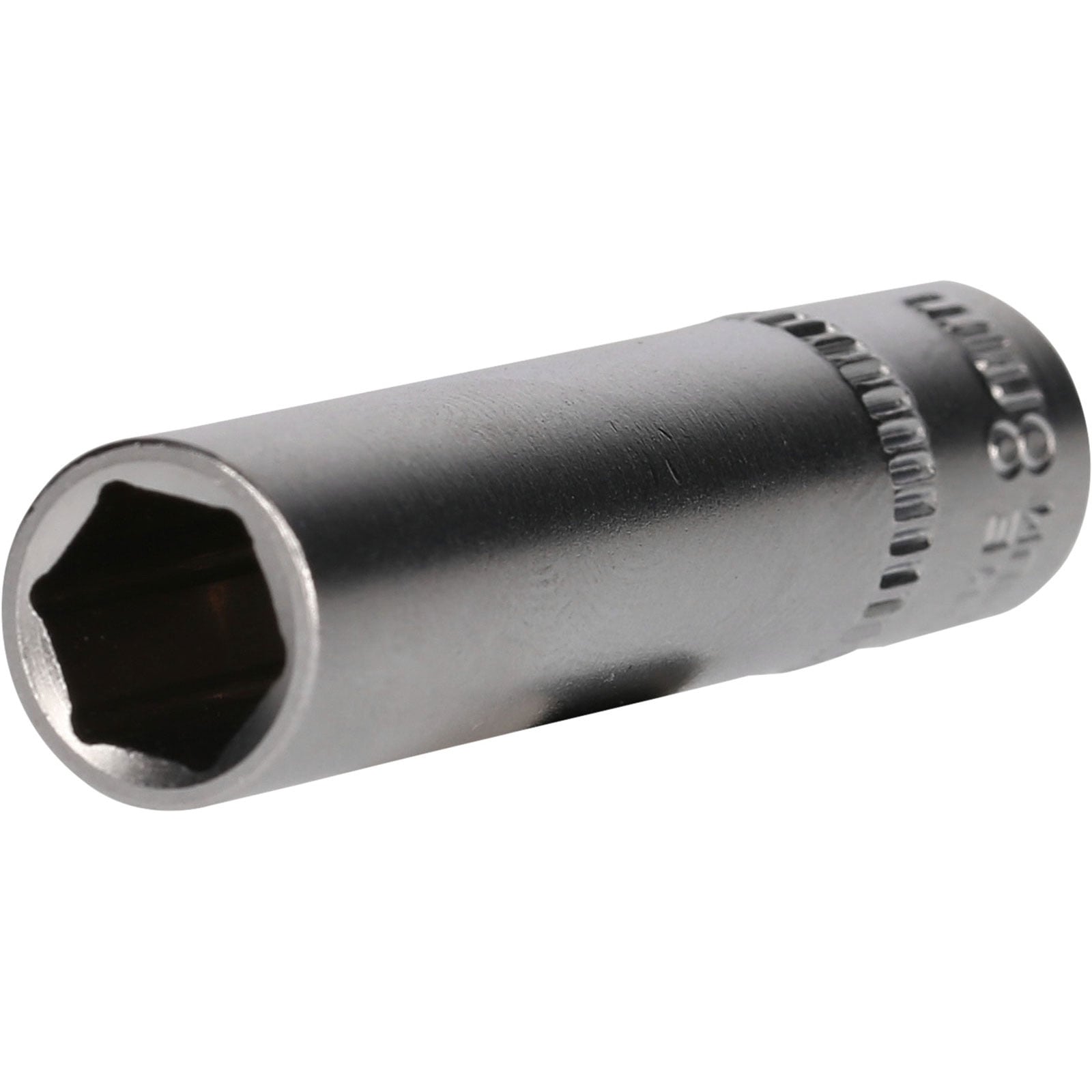 BRILLIANT TOOLS 1/4" Sechskant-Stecknuss lange Ausführung 8 mm - BT020954