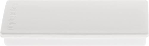 magnetoplan Rechteckmagnet B55xT22xS8 mm weiß - 1665100