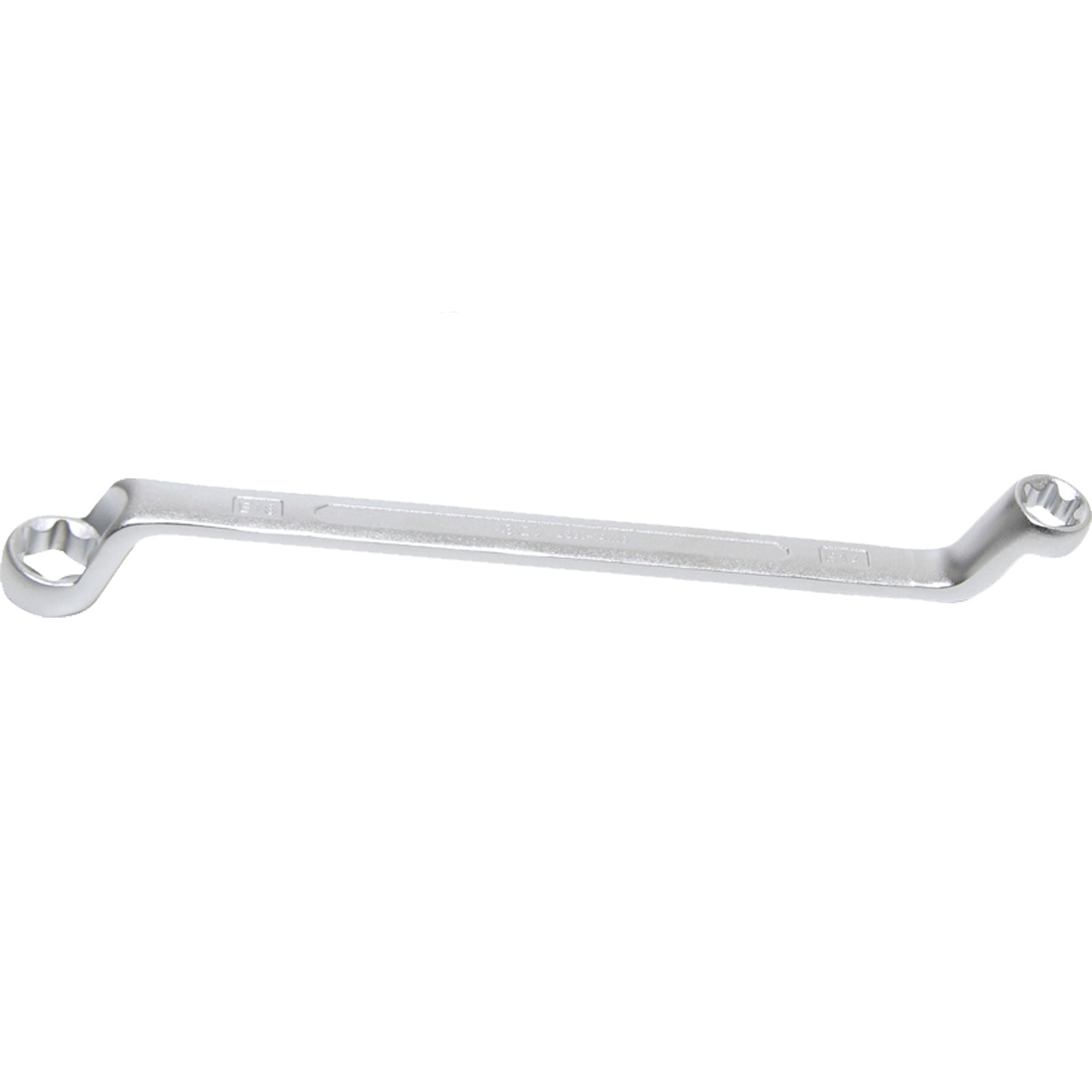 BGS Doppel-Ringschlüssel mit E-Profil-Ringköpfen gekröpft SW E14 x E18 - 2281-14X18