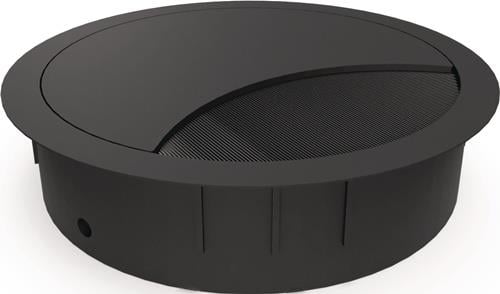 BMB Kabeldf.EXIT R Zamak schwarz EL.-D.80mm 12/144 - 201 105859