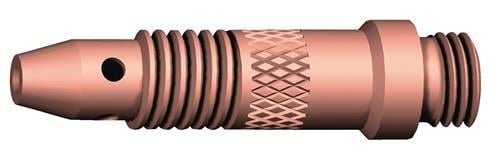 Spannhülsengehäuse D.2,4mm m.Gaslinse ABITIG 17/18/26 A.BINZEL