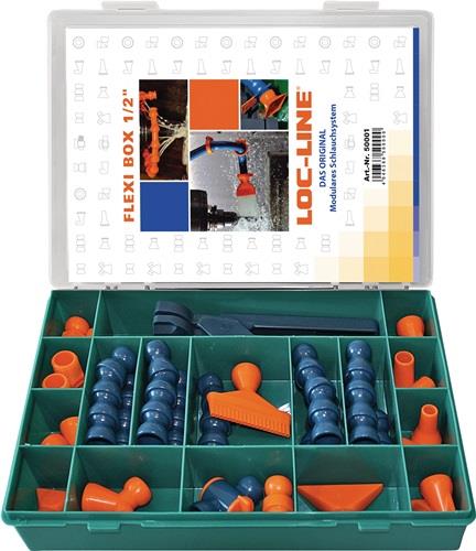 LOC-LINE Kühlmittelgelenkschlauchset Größe 1/2″ 30tlg. - L50001FLEXI