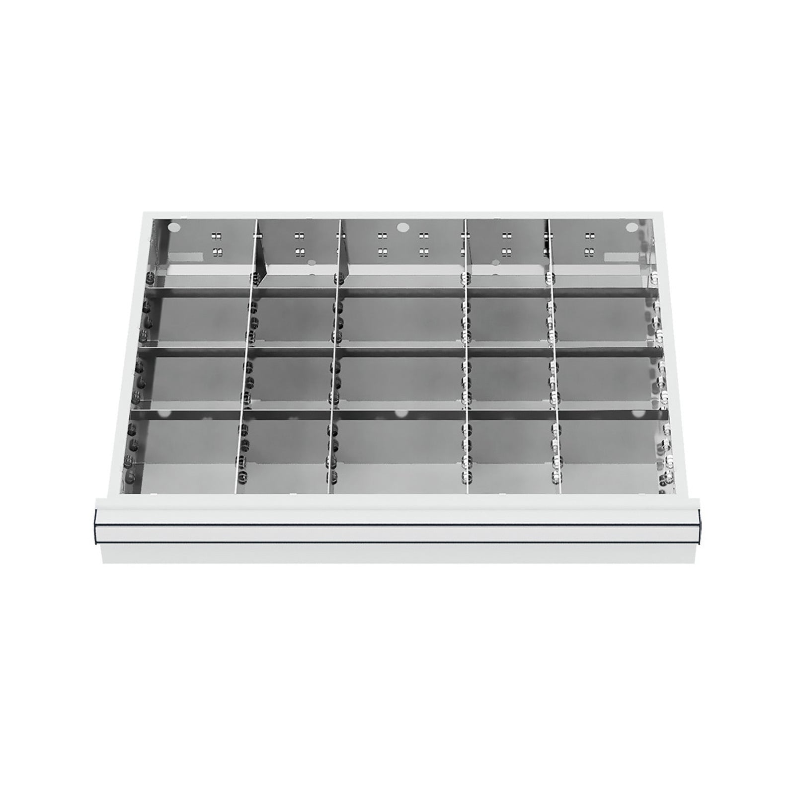 WS24 Schubladeneinteilung Metalleinteilung BLH 100/125 mm Innenmaß 600 x 450 mm - WS24-100242