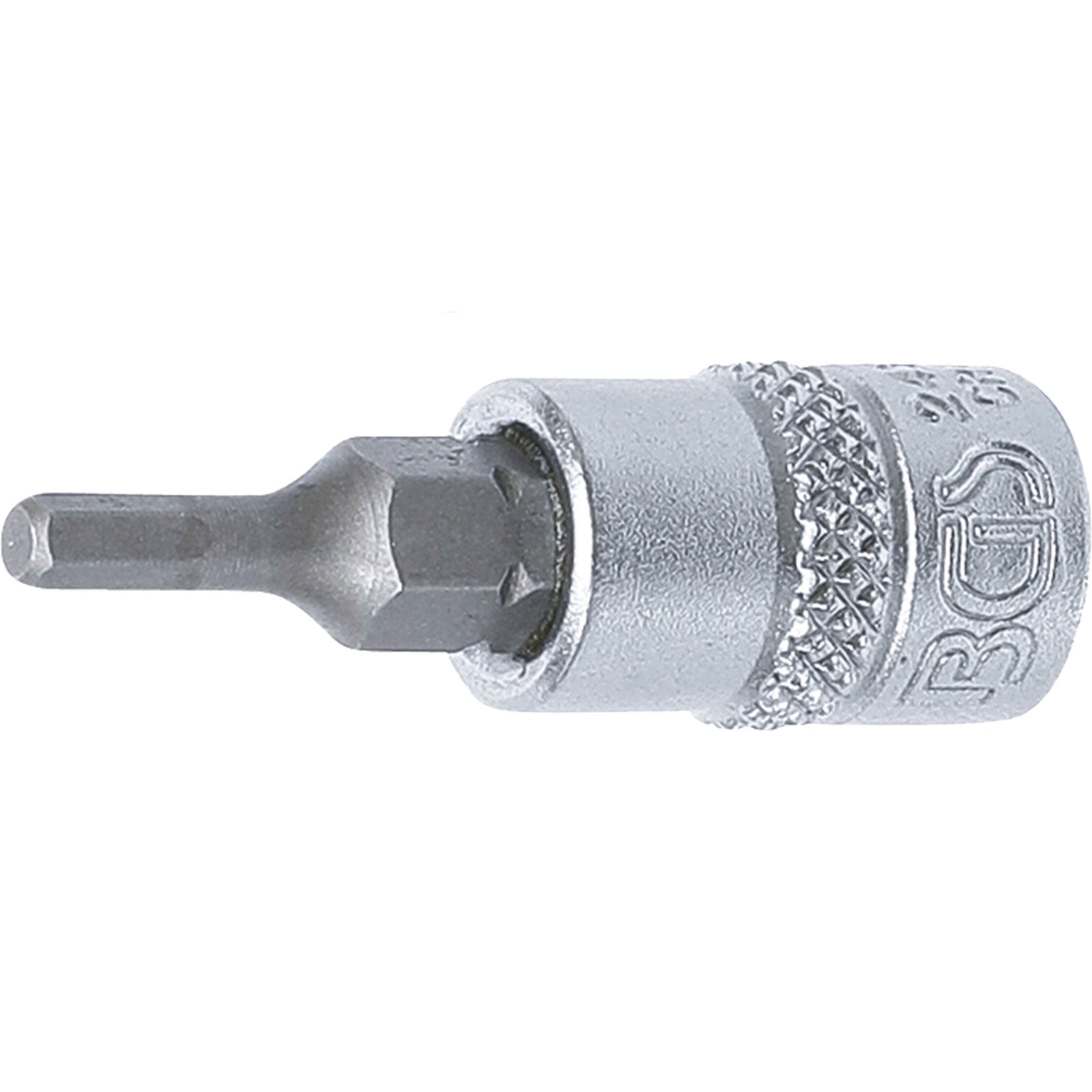 BGS Bit-Einsatz Antrieb Innenvierkant 6,3 mm (1/4") Innensechskant 3 mm - 2497
