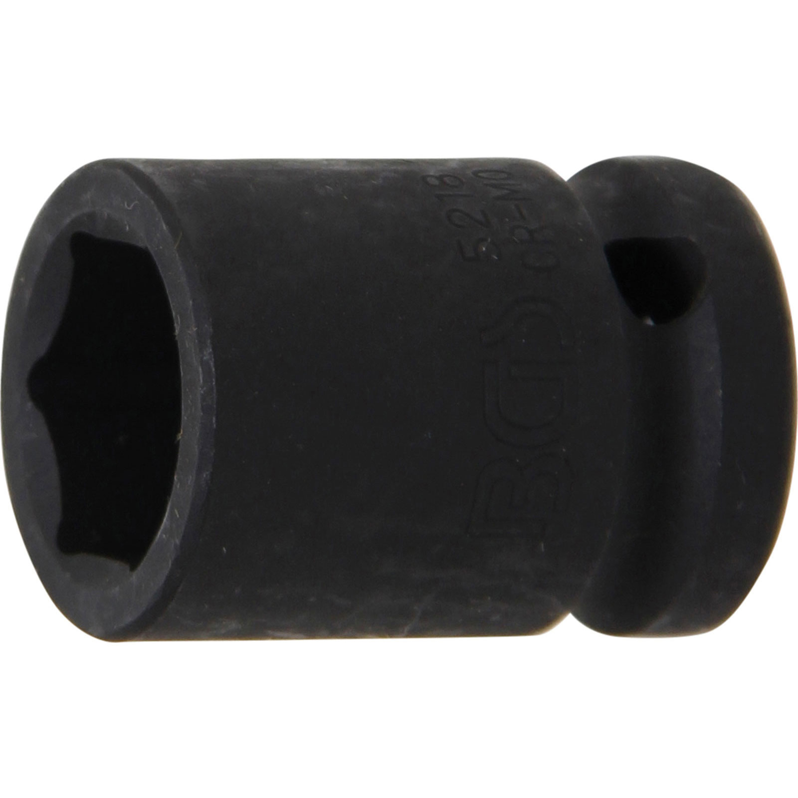 BGS Kraft-Steckschlüssel-Einsatz Sechskant Antrieb Innenvierkant 12,5 mm (1/2") SW 18 mm - 5218