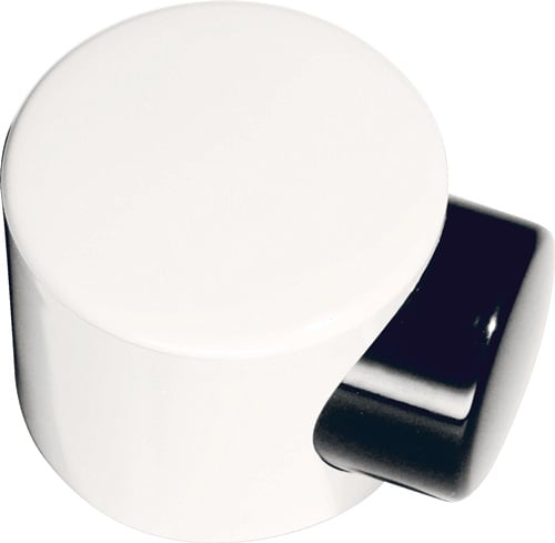 HEWI Bodentürpuffer 615 90 D.52mm H.42,5mm 90 tiefschwarz Dübelmontage - 615 90