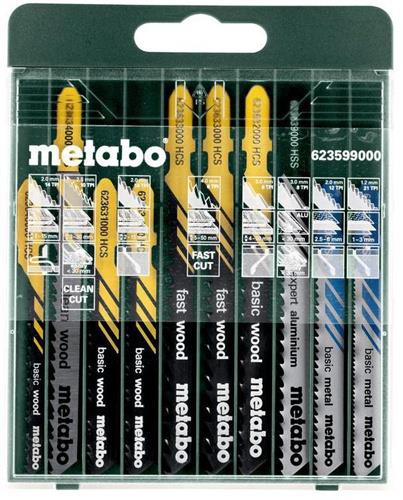 Stichsägeblattsortiment SP 10teilig f.Holz/Metall/Kunststoffe Metabo
