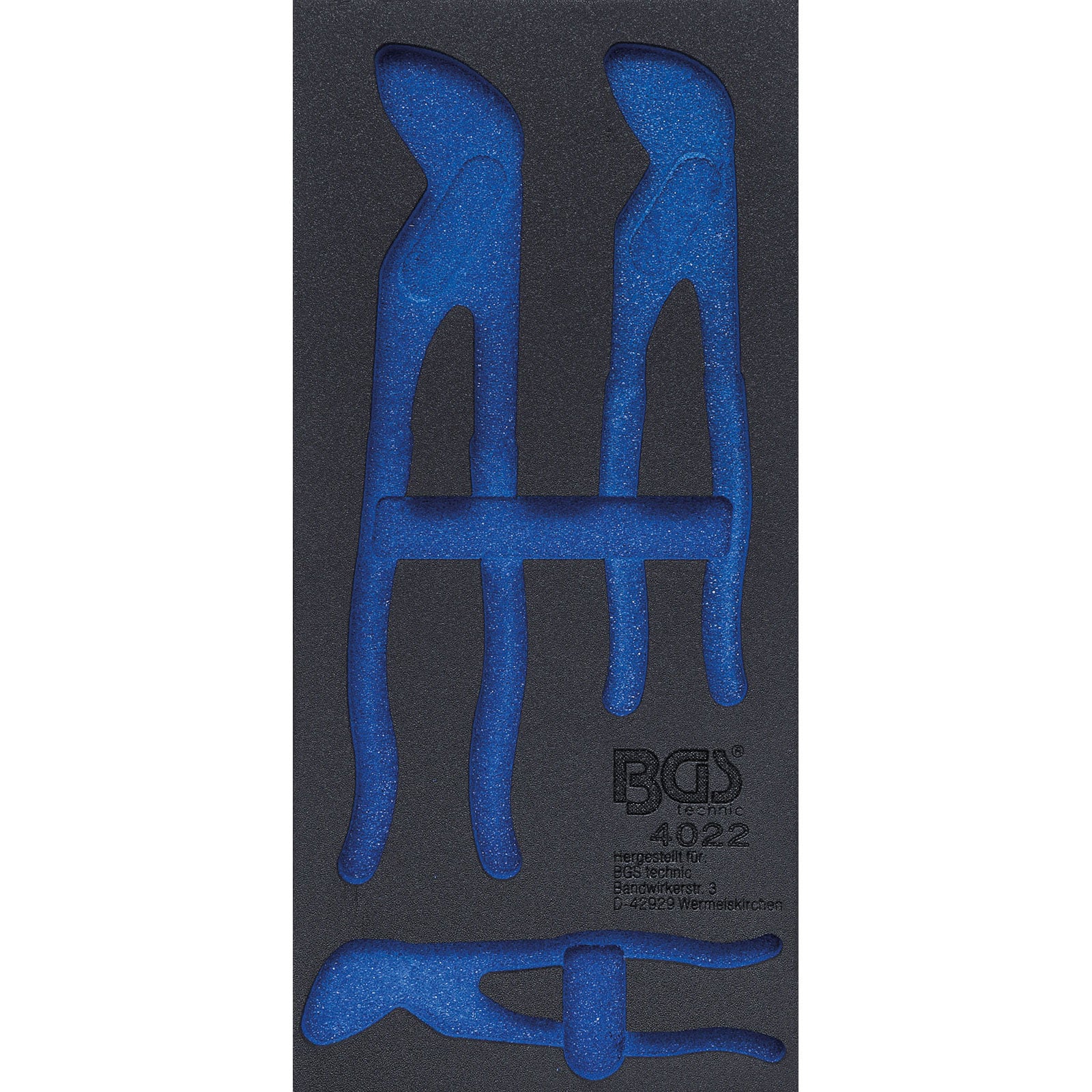 BGS Werkstattwageneinlage 1/3 leer für Art. 4022 - 4022-1