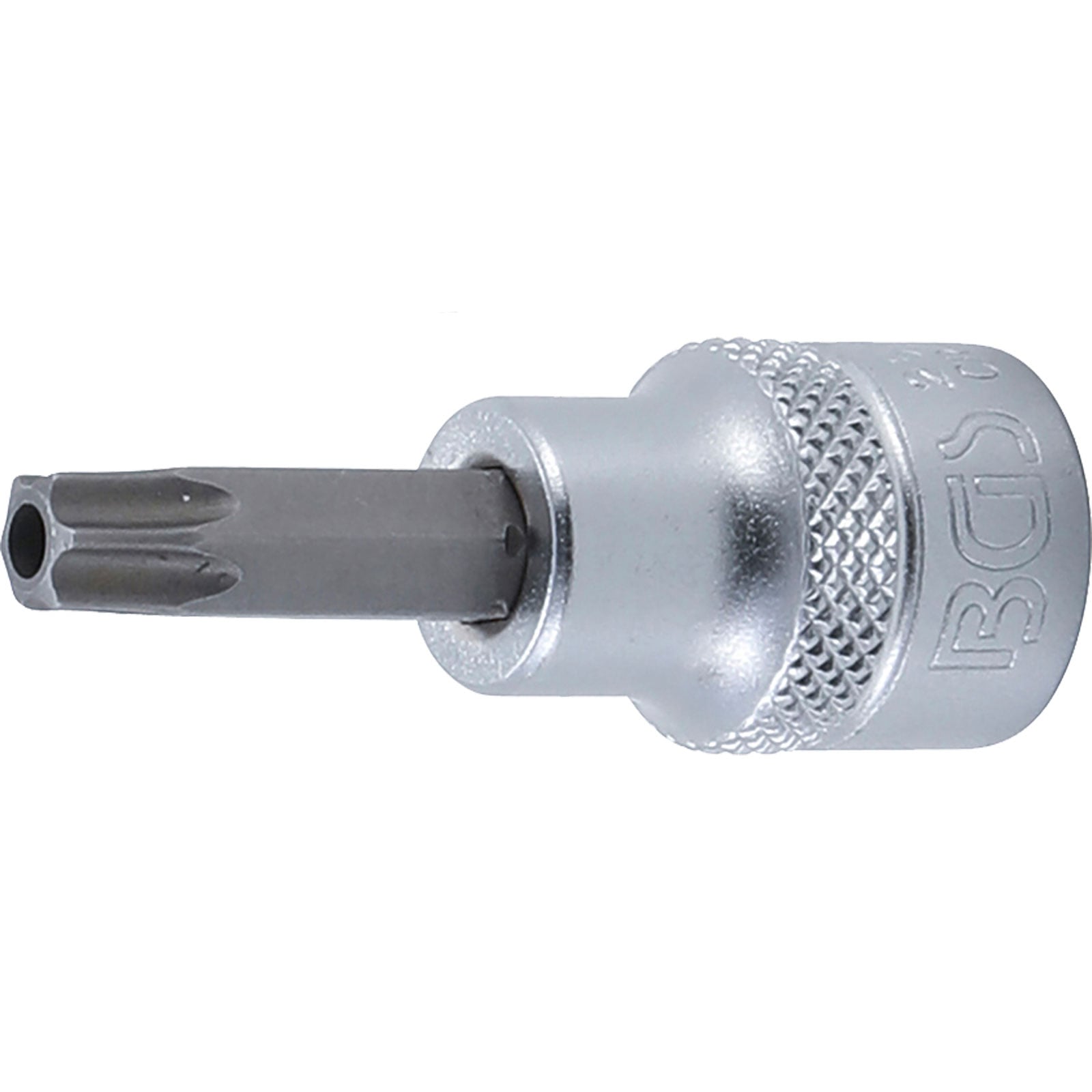 BGS Bit-Einsatz Antrieb Innenvierkant 10 mm (3/8") T-Profil (für Torx) mit Bohrung T40 - 2575