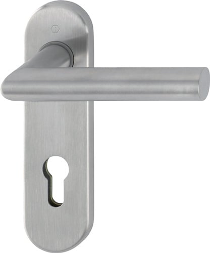 HOPPE Kurzschildgarnitur Ams.E1400Z/353K VA F69 PZ rd Drückergrt - 3289495