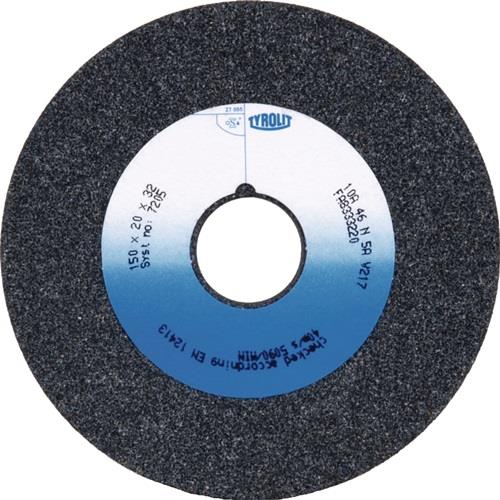 TYROLIT Schleifbockscheibe Ø 150 x B 20 x 32 mm Körnung 60 Normalkorund - 2693