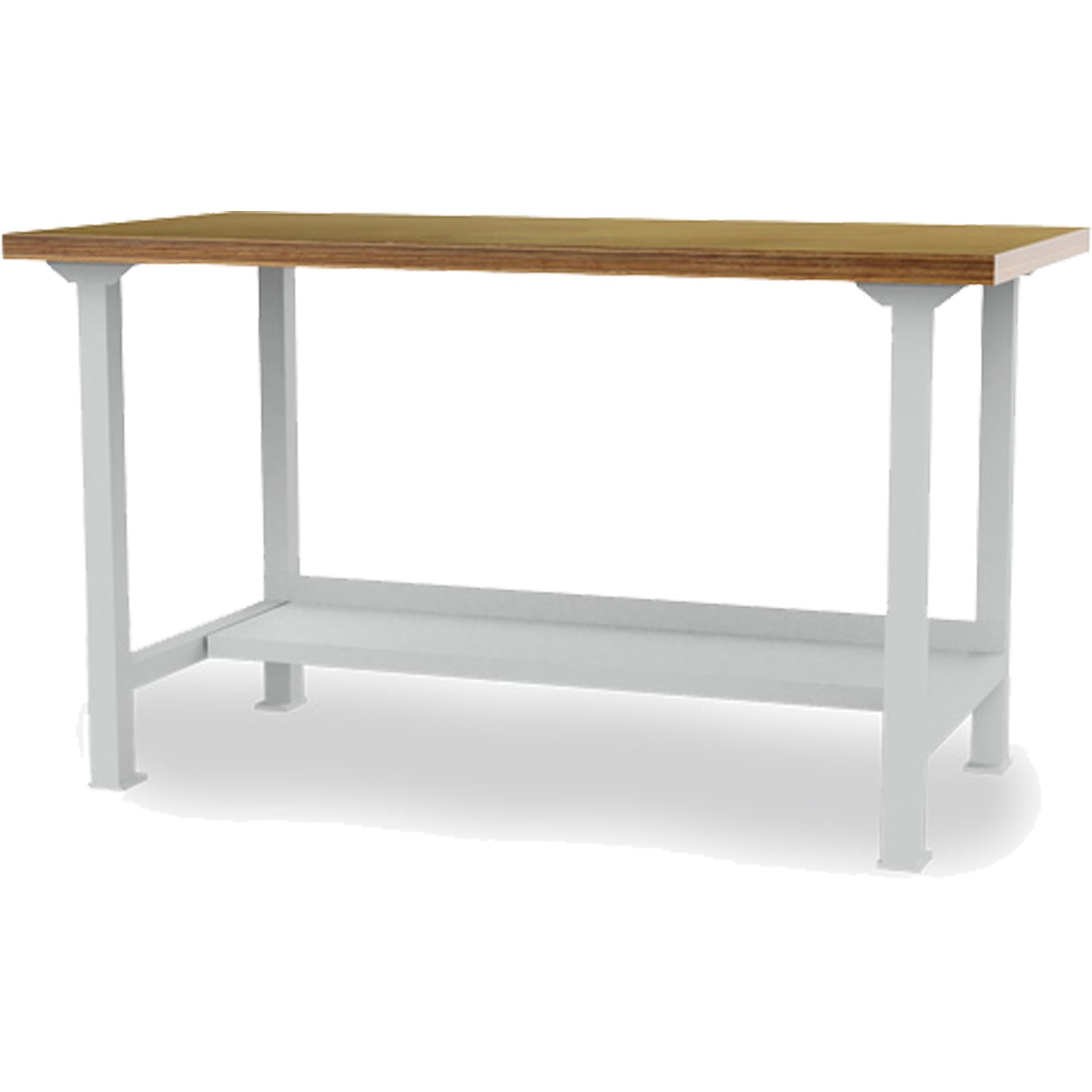 Bedrunka+Hirth Reihenwerkbank Breite 1.500 mm 1x Ablageboden halbe Tiefe stufenlos höhenverstellbar BxT 1.500x750 mm - 03.15.000.2A