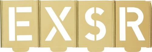 kukko Signierschablonensatz 327 Buchstaben A - Z - 327-150-B