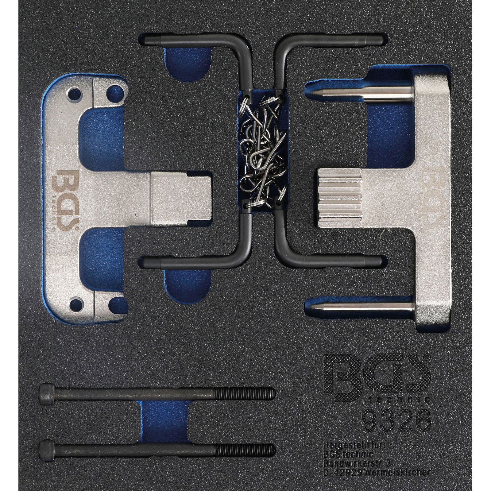 BGS Werkstattwageneinlage 1/6: Motor-Einstellwerkzeug-Satz für Mercedes-Benz / Chrysler - 9326