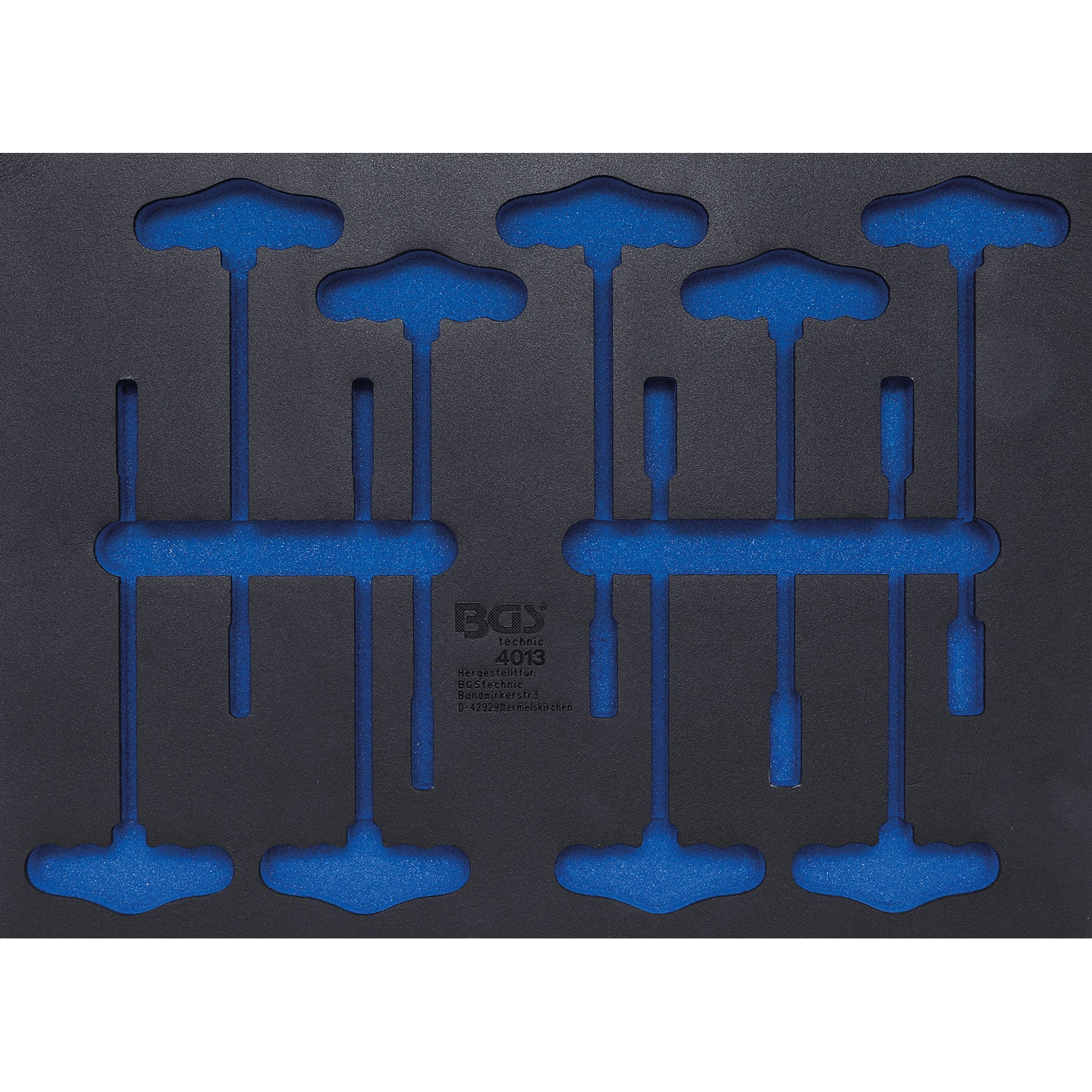 BGS Werkstattwageneinlage 3/3 leer für Art. 4013 - 4013-5