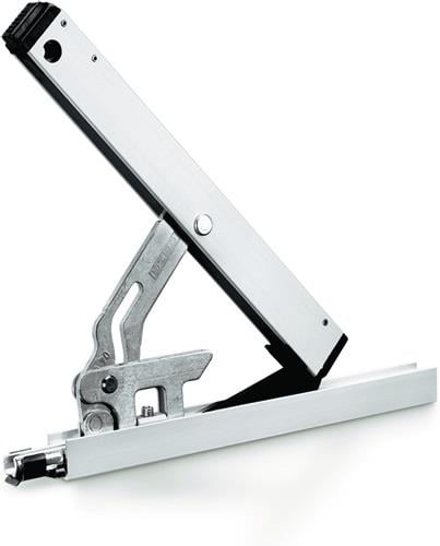 GEZE Schere OL 90 silber m.Aushängesperre u.Flügelbock - 30498