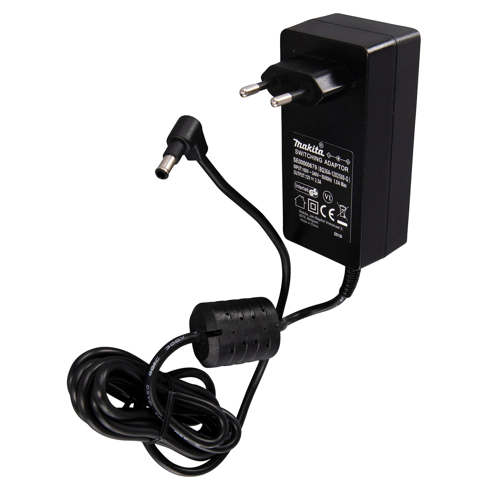 Makita Steckernetzteil für Akku-Baustellenradio DMR114, DMR115, MR004G, MR007G - SE00000679