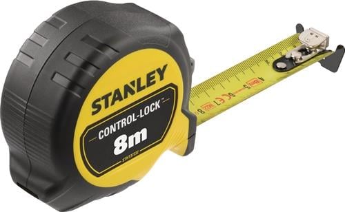 Taschenrollbandmaß Compact Pro L.8m B.25mm EG II (± 0,5 mm/m) STANLEY