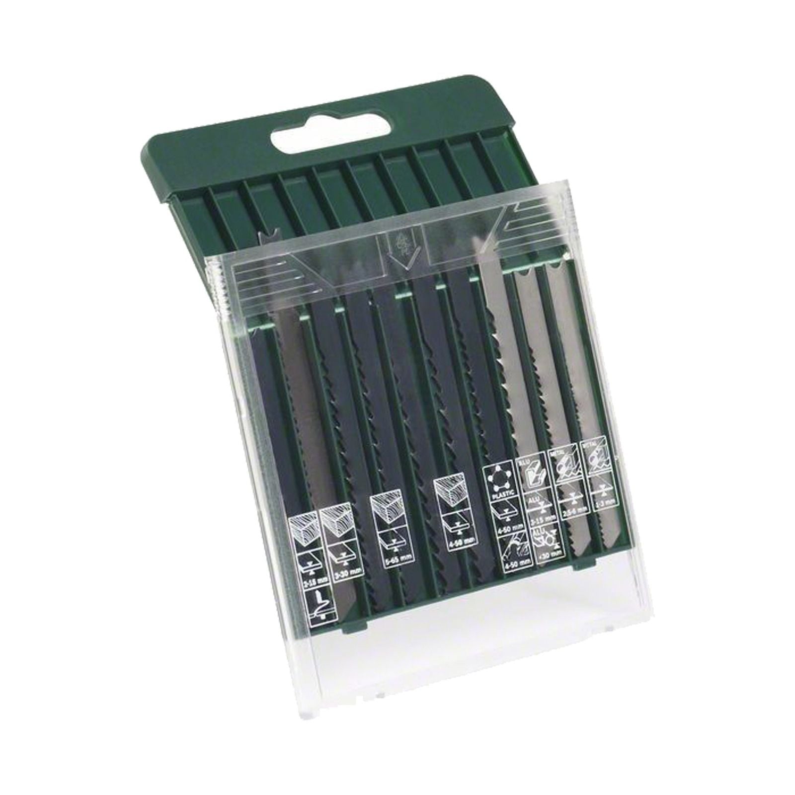 Bosch Sägeblattkassette Holz/Metall/Kunststoff (U-Schaft), 10tlg. - 2607019460