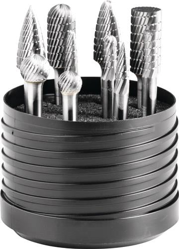 PFERD Frässtiftesatz Schaft-Ø 6 mm Verzahnung 3 10tlg. - 21900500