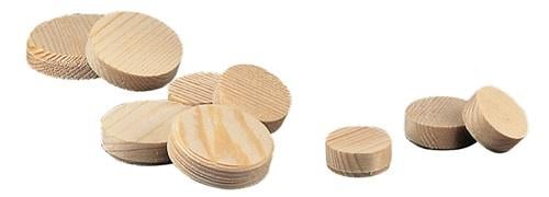 Konusplättchen D.35mm Kiefernholz Inh. je Krt. ca. 190 St. - 3000260114