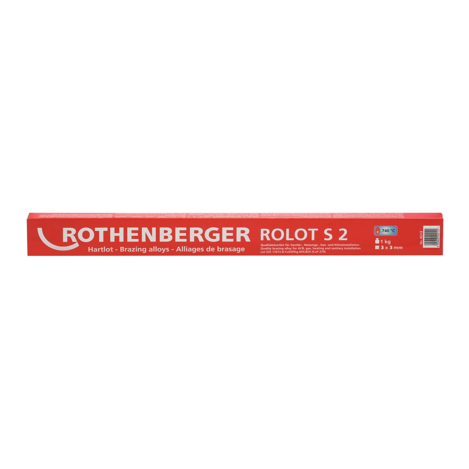 ROTHENBERGER ROLOT S2, nach ISO 17672, 3x3x500mm, 1kg - 40213