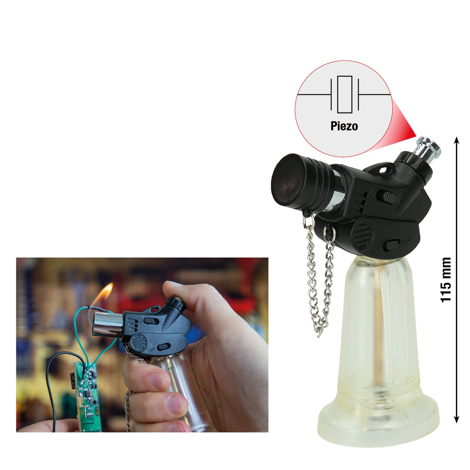 KS TOOLS Mini Taschenlötgerät - 960.1110