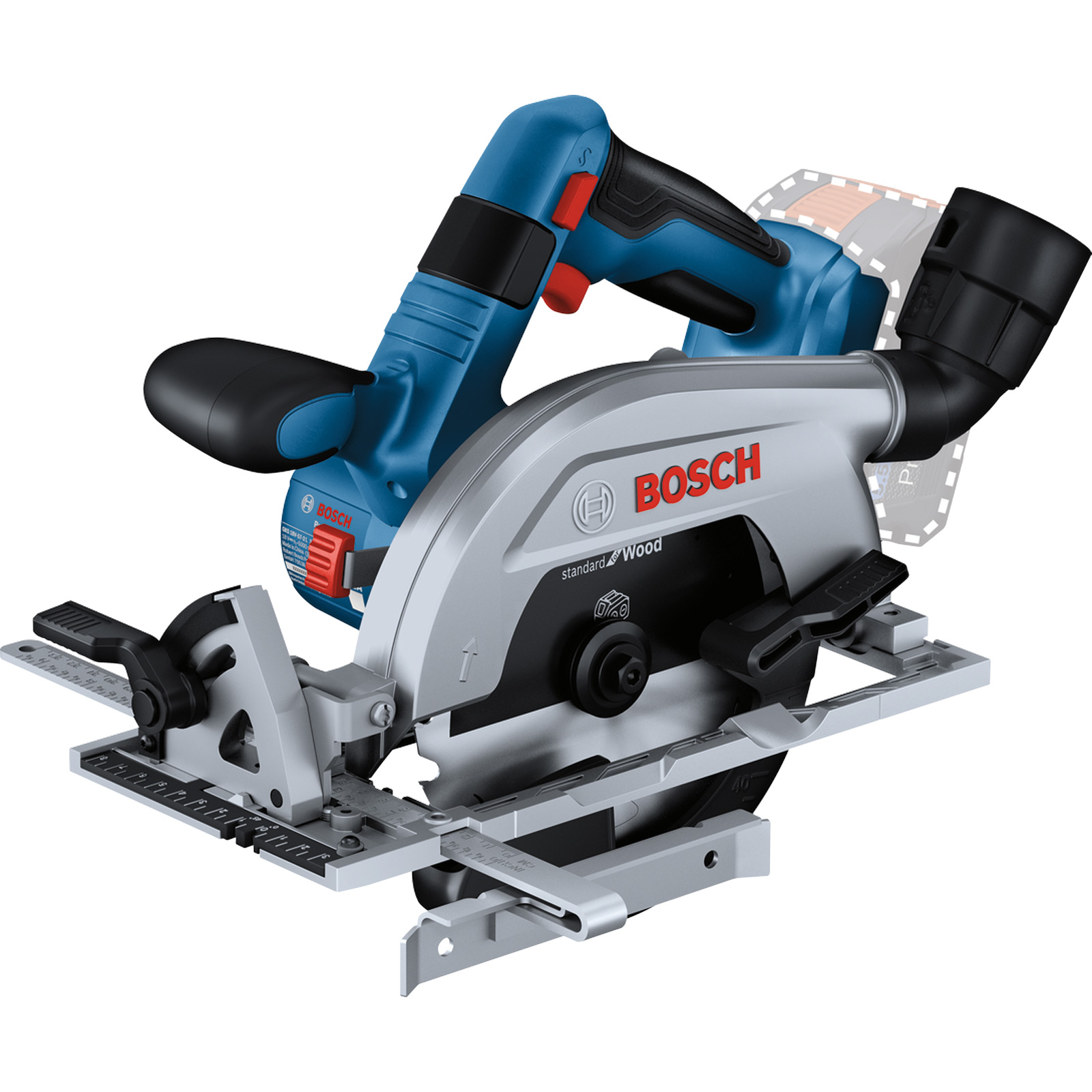 Bosch Akku-Handkreissäge GKS 18V-57-2 L Ø 165 mm Solo - 06016C1100