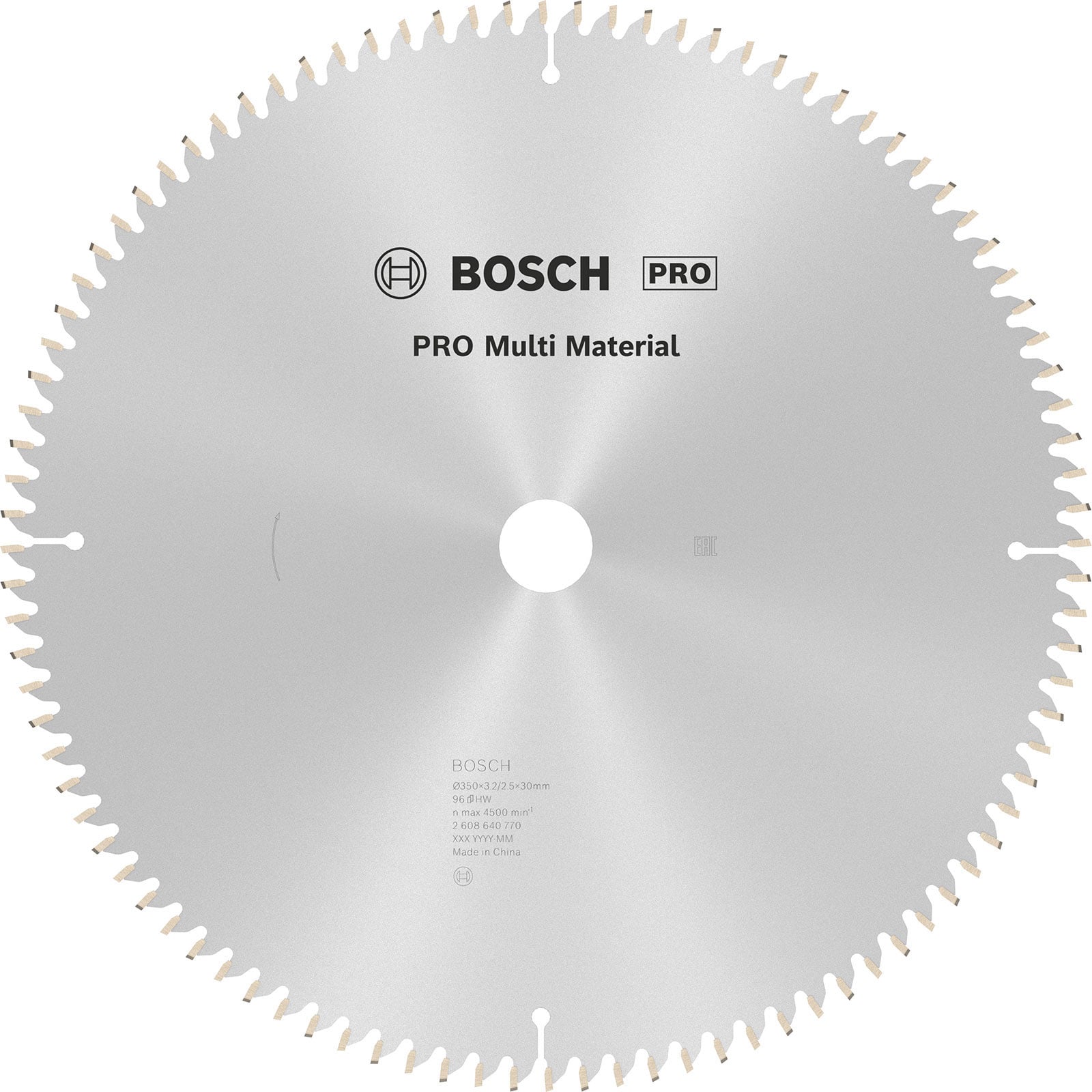 Bosch PRO Multi Material Kreissägeblatt 350 x 3,2 x 30 mm - 2608640770