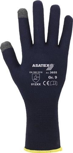ASATEX Smartphone Feinstrickhandschuh dunkelblau Gr. 7 - 3655/7