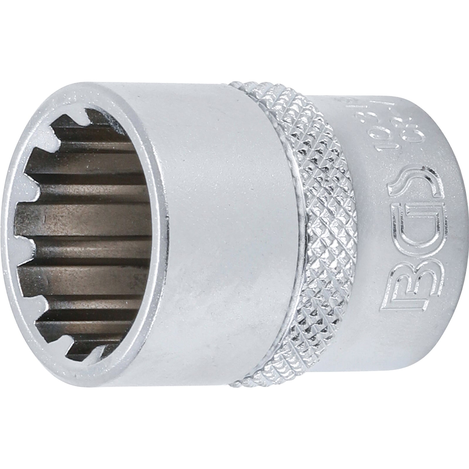 BGS Steckschlüssel-Einsatz Gear Lock Antrieb Innenvierkant 10 mm (3/8") SW 16 mm - 10316