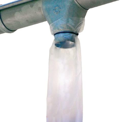 Fallrohrprovisorium FRP-100 neutral 100 µm L.100m B.200mm LDPE - 0258710010020I