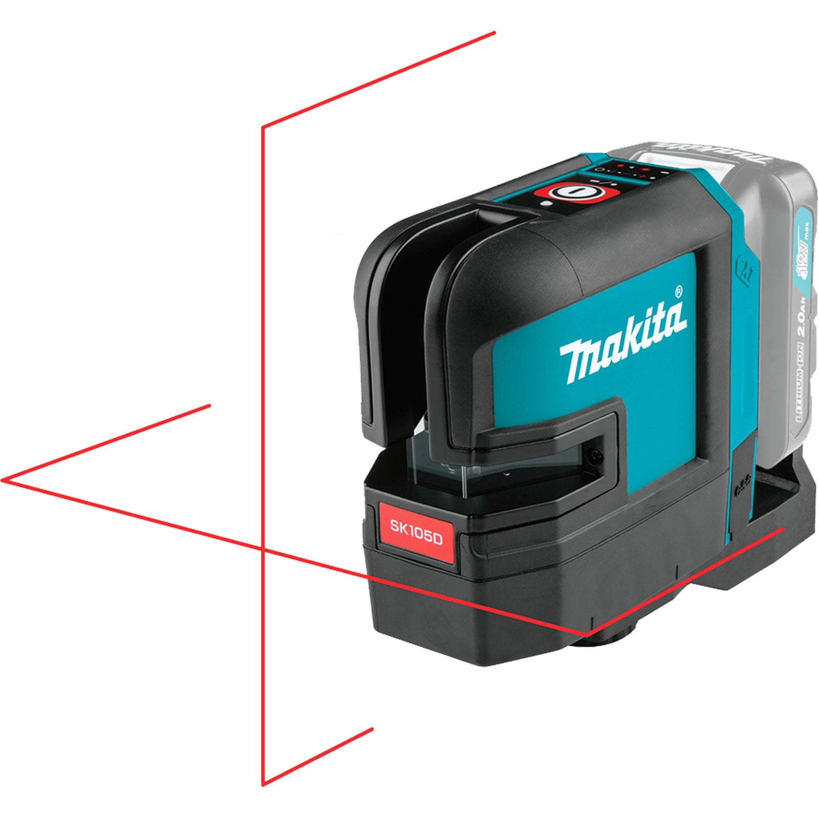 Makita SK105DZ Akku-Kreuzlinienlaser rot 12 V max.  Solo