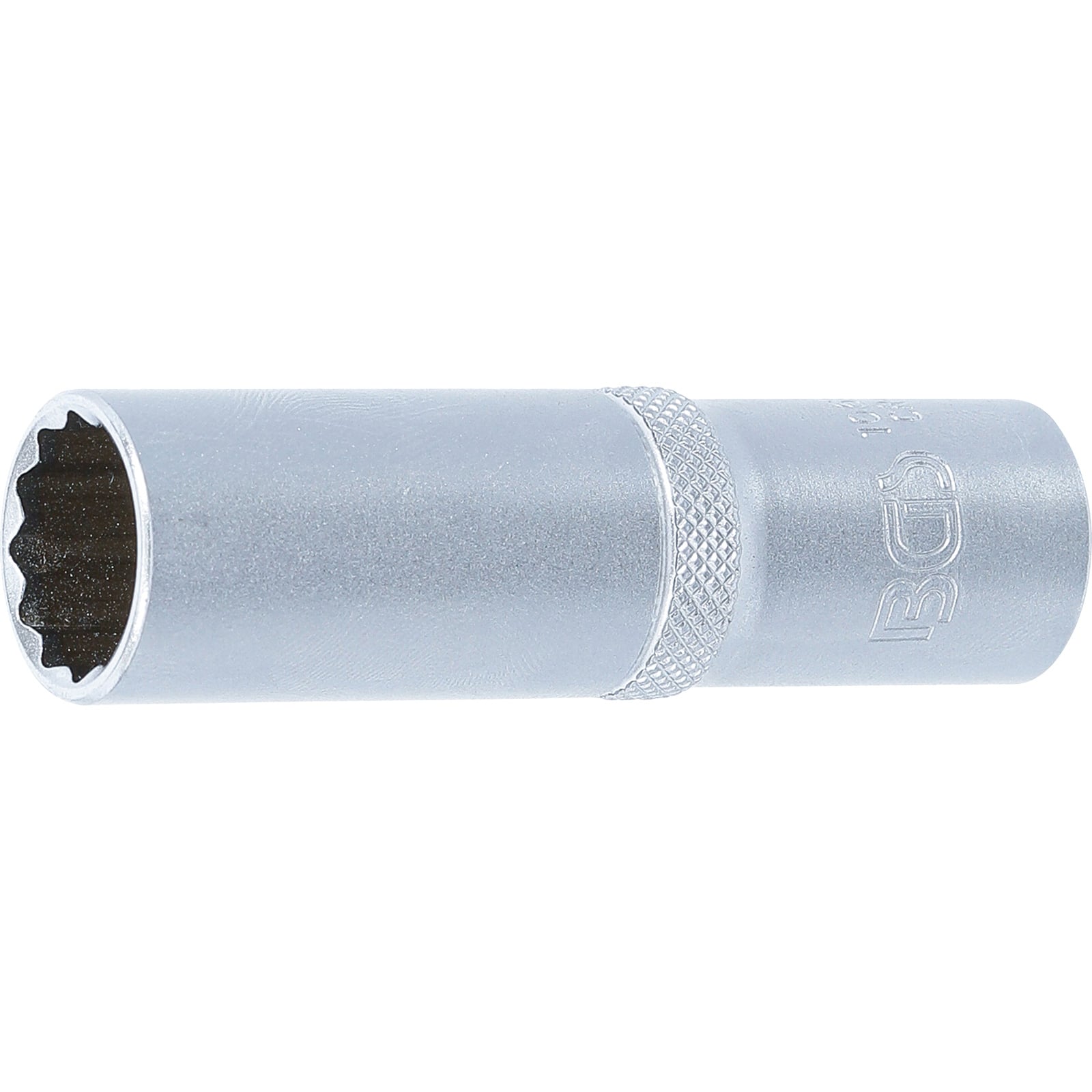 BGS Steckschlüssel-Einsatz Zwölfkant tief Antrieb Innenvierkant 12,5 mm (1/2") SW 16 mm - 10683