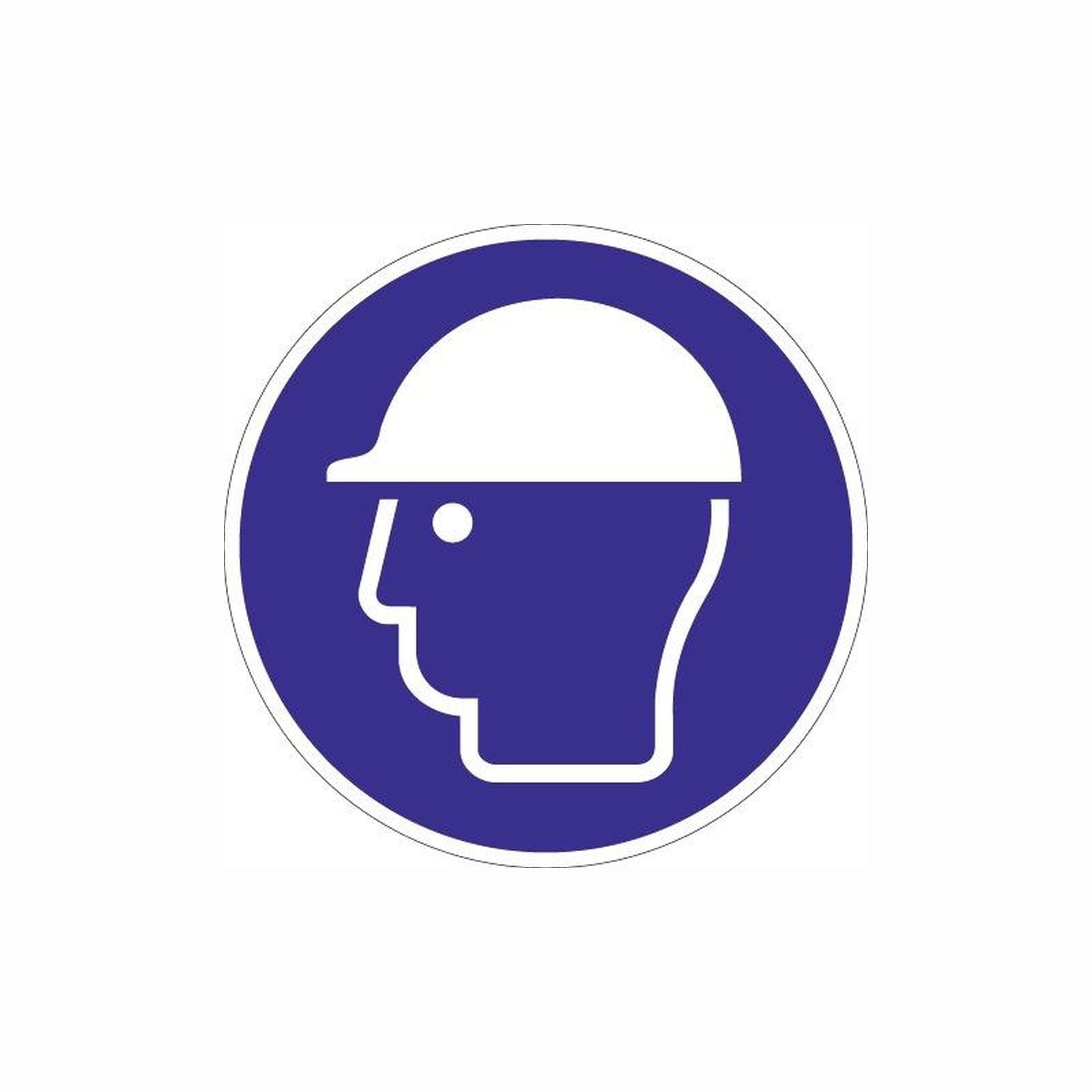 Gebotszeichen ASR A1.3/DIN EN ISO 7010 Kopfschutz benutzen - 9000477505