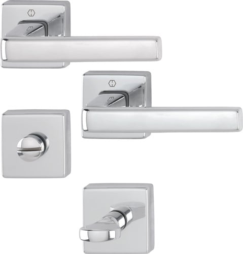 HOPPE Rosettengrt.Dublin 1124/843KV/843KVS Alu.F249 eck.SK/OL DIN L/R D/D - 11929704