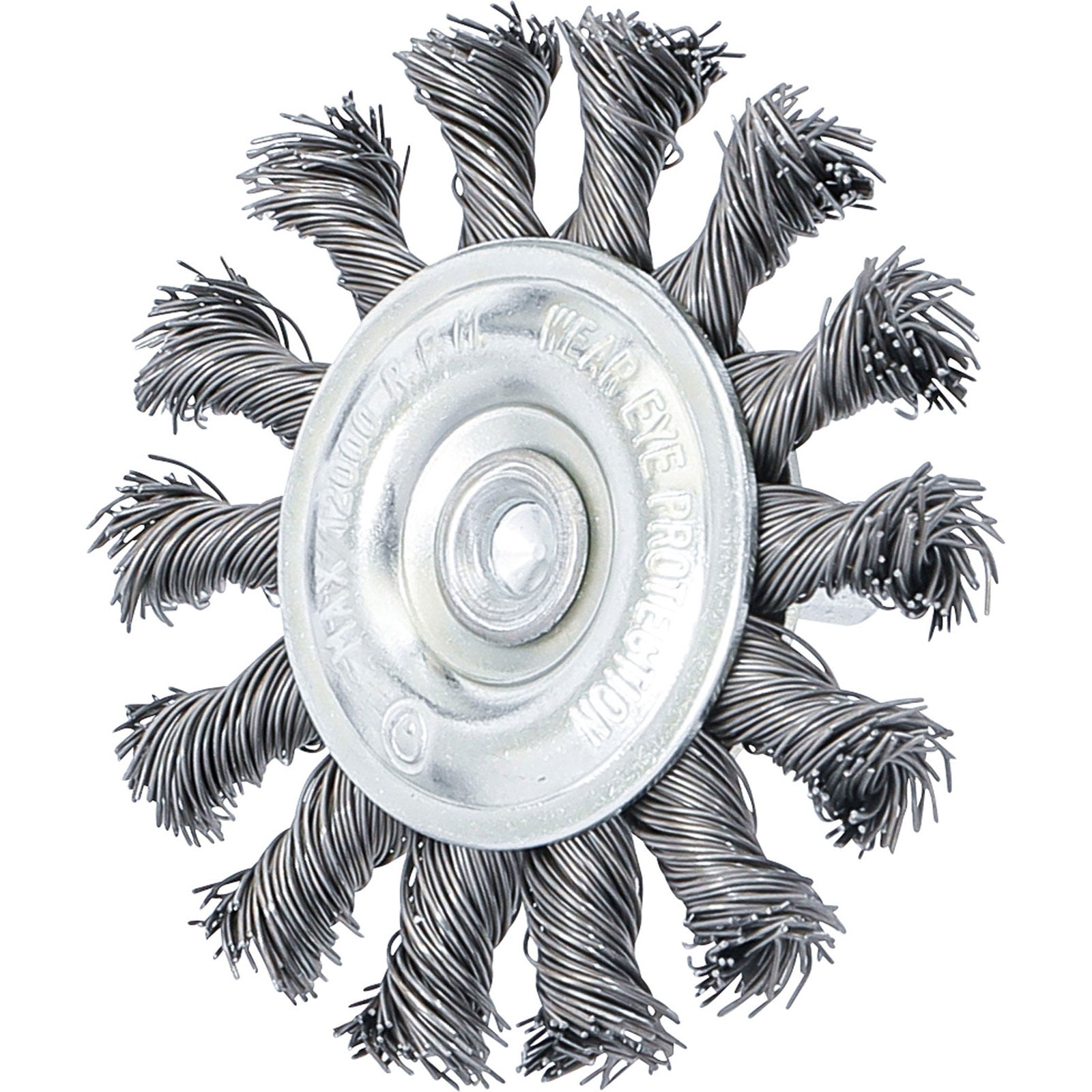 BGS Scheibenbürste Antriebswelle 6 mm gezopft Ø 75 mm - 3982