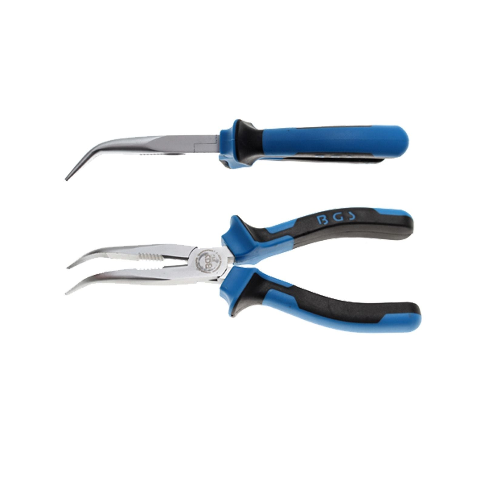 BGS Telefonzange gebogen 200 mm - 373