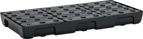 Regalwanne 27l L976xB495xH95mm PE m.PE-Rost u.Leckanzeiger CEMO