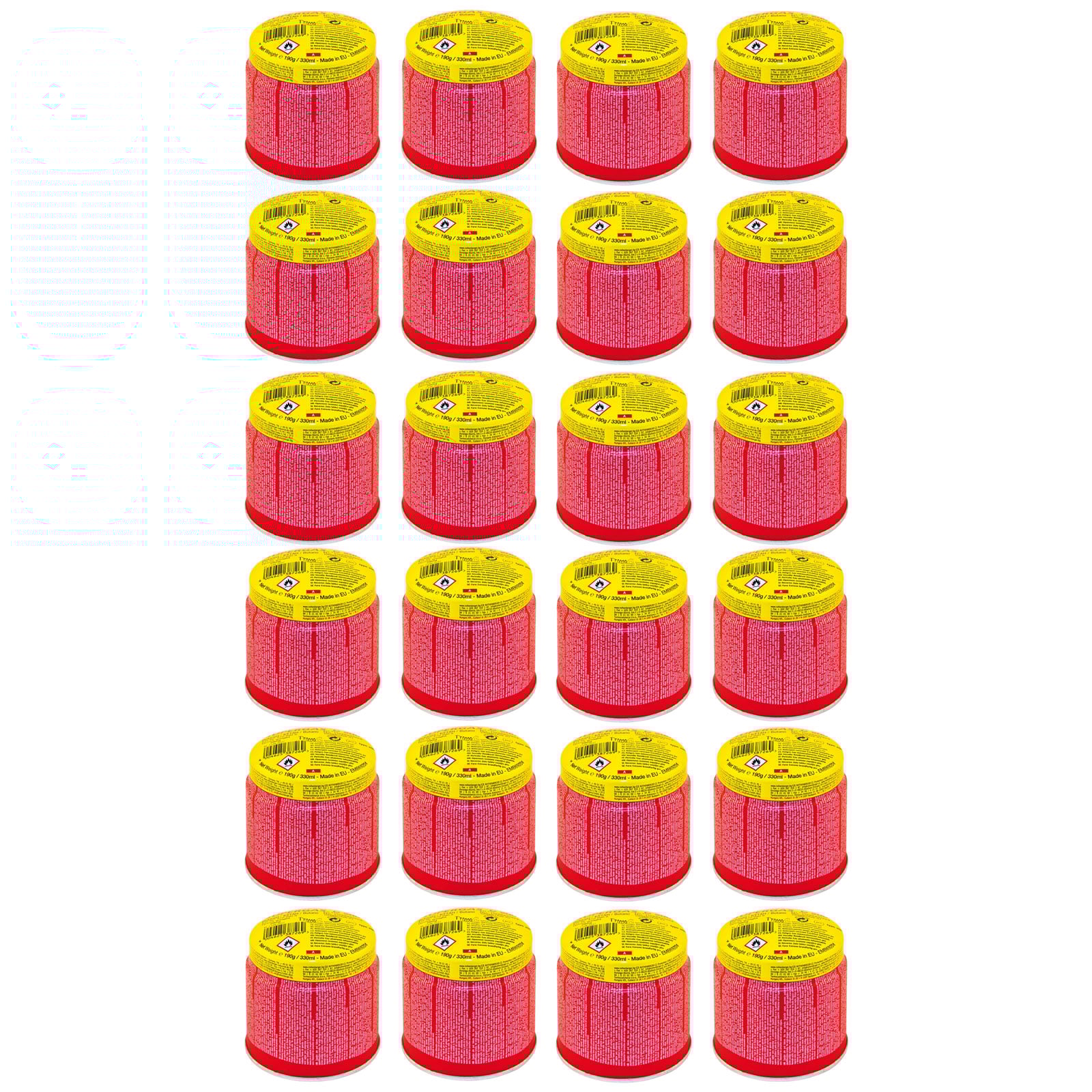 ROTHENBERGER Industrial C200 Supergas-Brenngas-Kartusche Stechkartusche NEU mit integriertem Gas Lock System 24 Stück