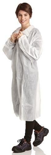 Einwegkittel Gr.L weiß DS SafetyWear