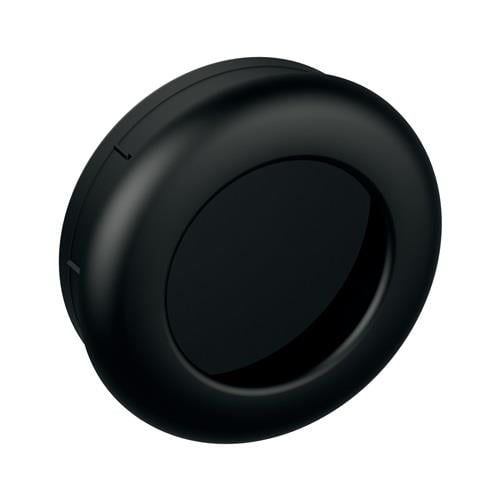 HEWI Schiebetürmuschel 538.60MLB PA 90 tiefschwarz ma rd.TS ab 22mm f.HLT - 538.60MLB 90