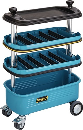 Hazet Wkz.wagen 166N B650xT415xH965mm 2 Kästen Schubl.leer Stahlbl - 166N